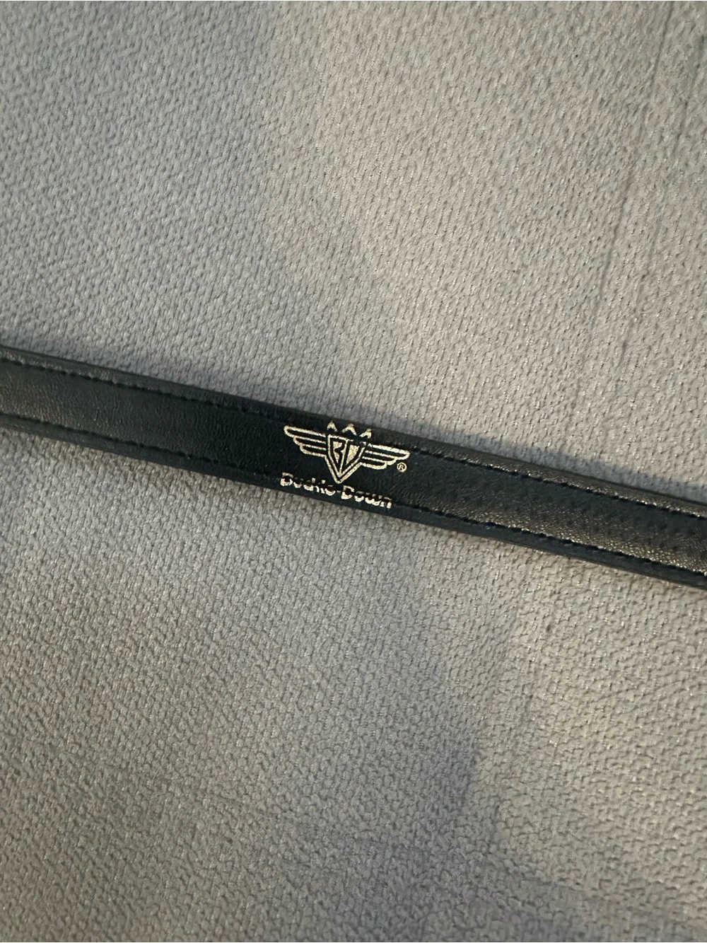 Kids Disney Belt with Gold Logo Buckle